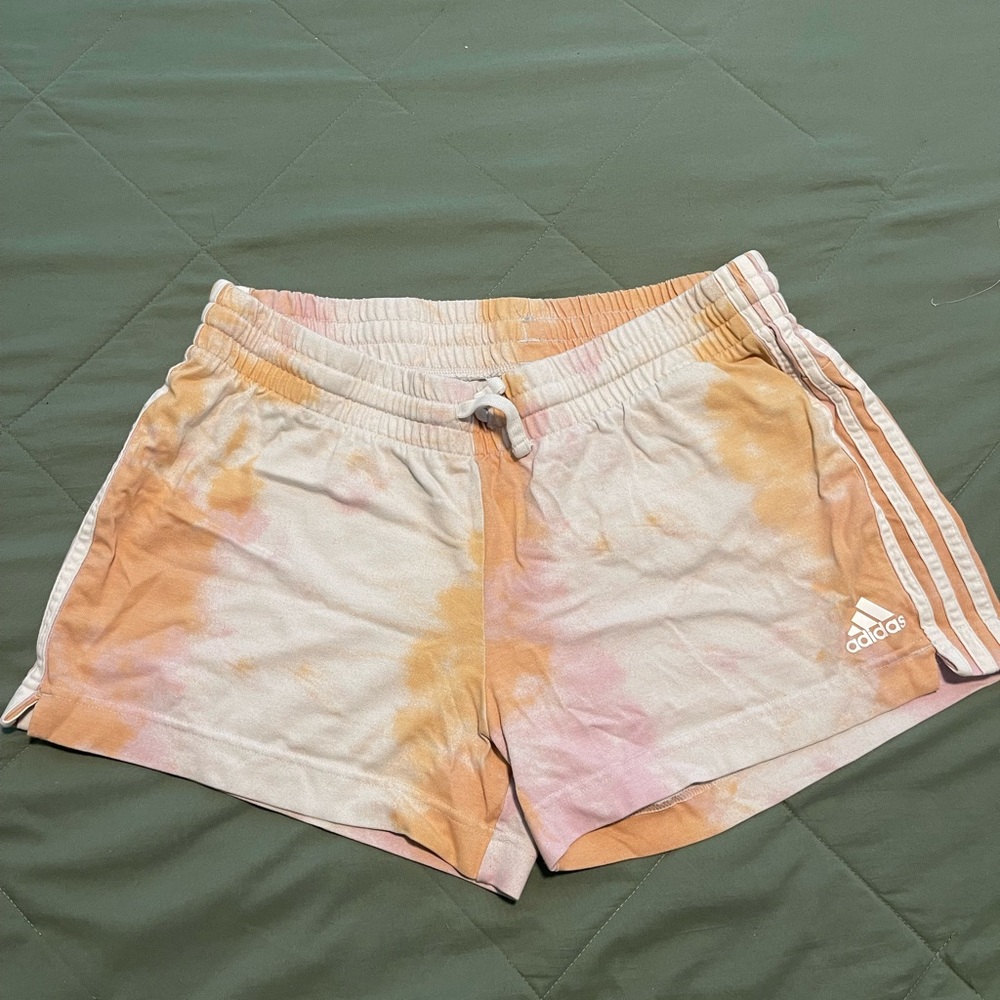 Adidas Tie-Dye Cotton Shorts
